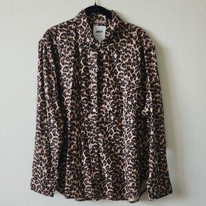 Like New - Aerie Leopard Button Down Shirt - S